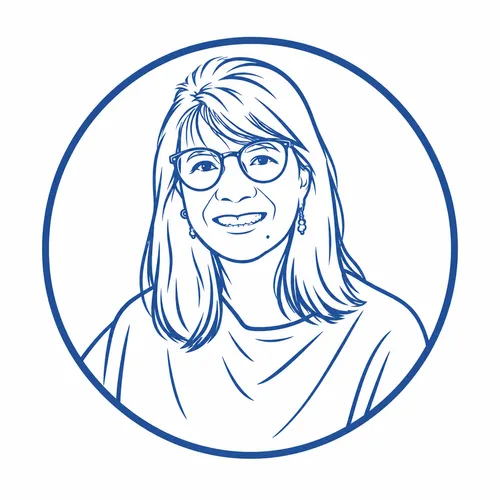Illustrated portrait of Melanie Torres